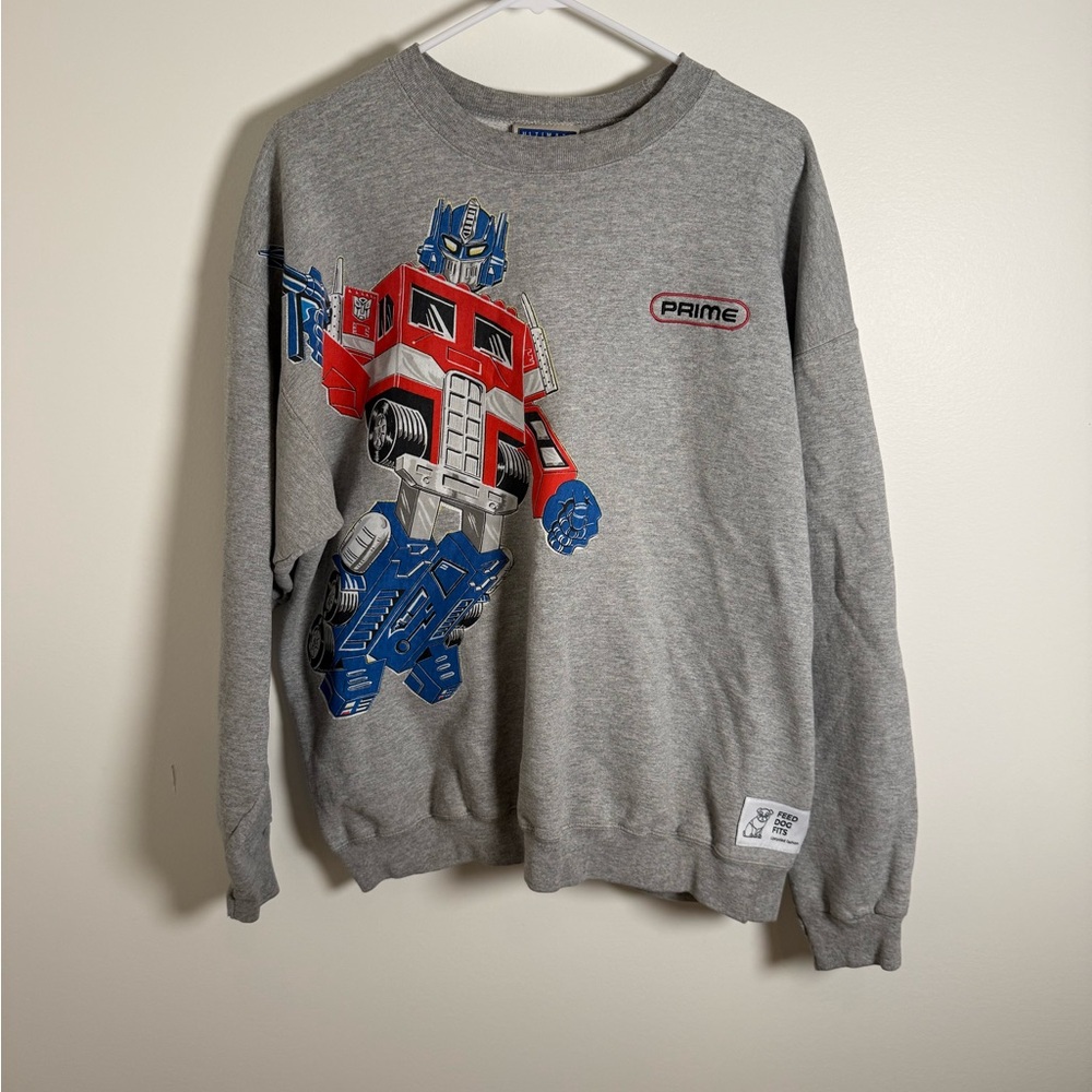Transformers Optimus Prime Graphic Men's Sweatshirt - Picture 2 of 11